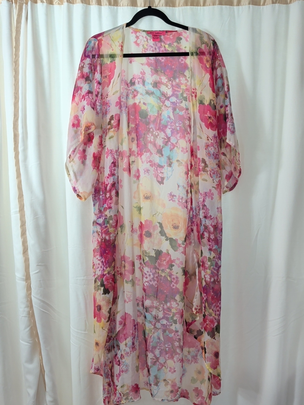 Betsy Johnson Sheer OSFM Kimono